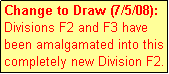 Text Box: Change to Draw (7/5/08): 
Divisions F2 and F3 have been amalgamated into this completely new Division F2.