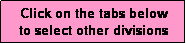 Text Box: Click on the tabs below
to select other divisions